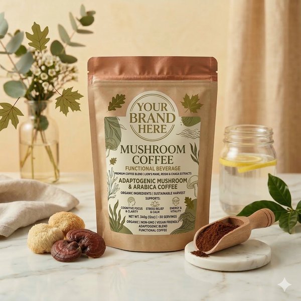 Mushroom Coffee supplement pouch